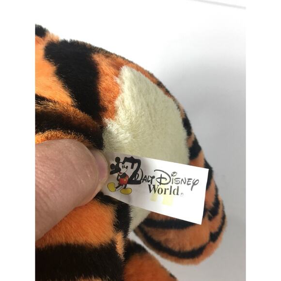 Vintage Disney Tigger Seated Sitting Soft Plush Stuffed Animal 14.5" Tush Tag - Picture 4 of 5